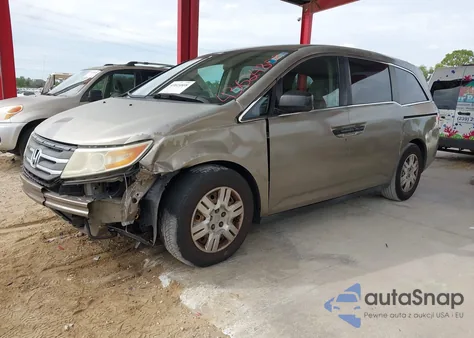 2012 Honda Odyssey Lx из США, поврежденный, VIN 5FNRL5H25CB021448